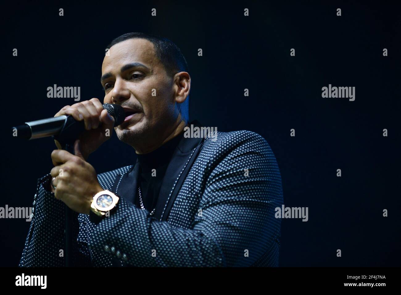 Miramar, Florida, USA. 20th Mar, 2021. Victor Manuelle performs onstage