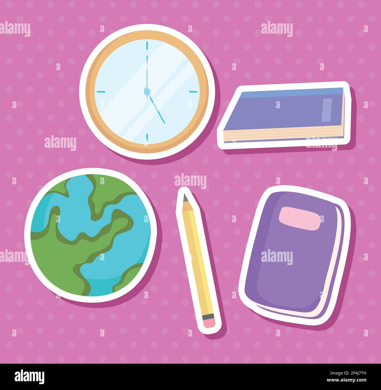 books and school icon set Stock Vector Image & Art - Alamy