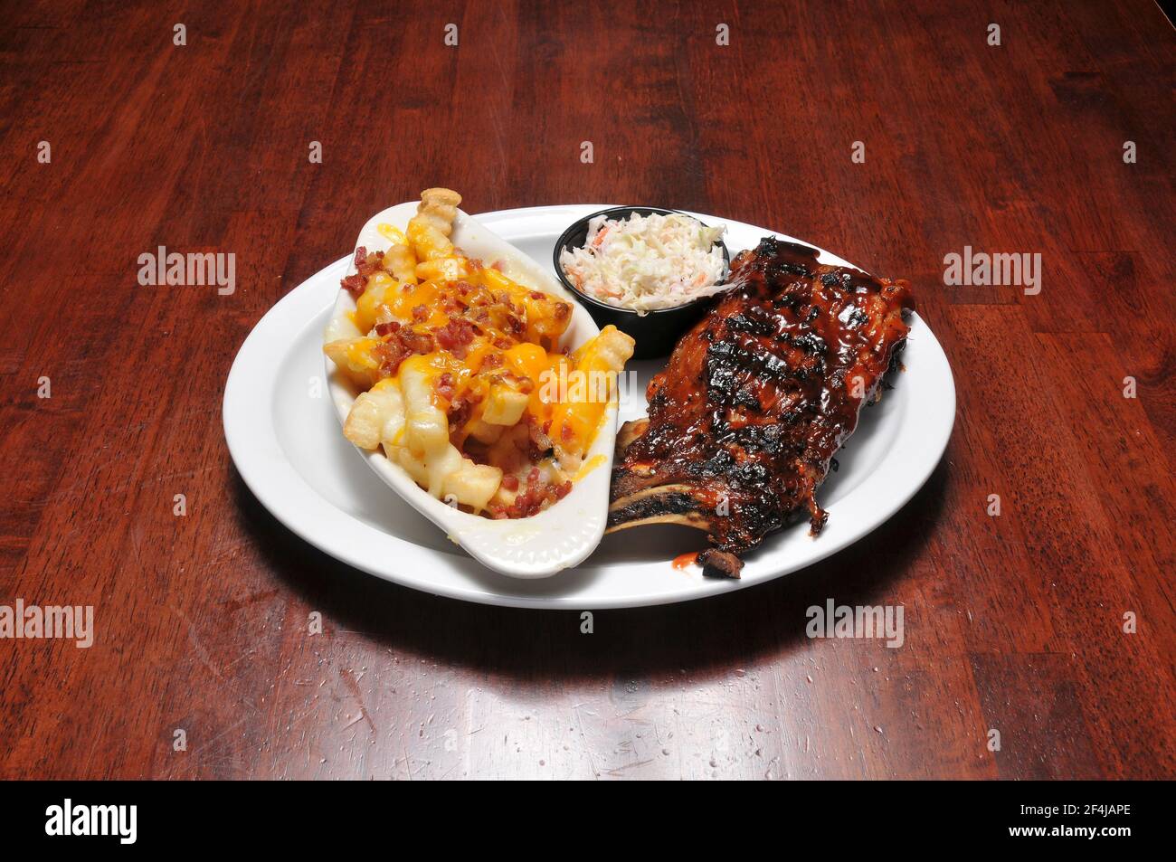 Delicious American cuisine known as barbeque ribs Stock Photo - Alamy