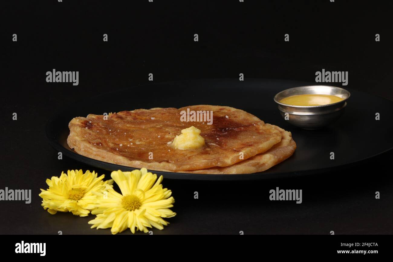 Puran Poli, also known as Holige, is an Indian sweet flatbread from