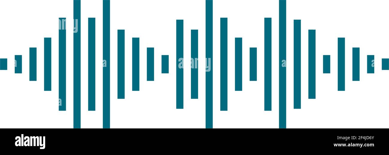 Sound wave logo vector icon illustration design Stock Vector