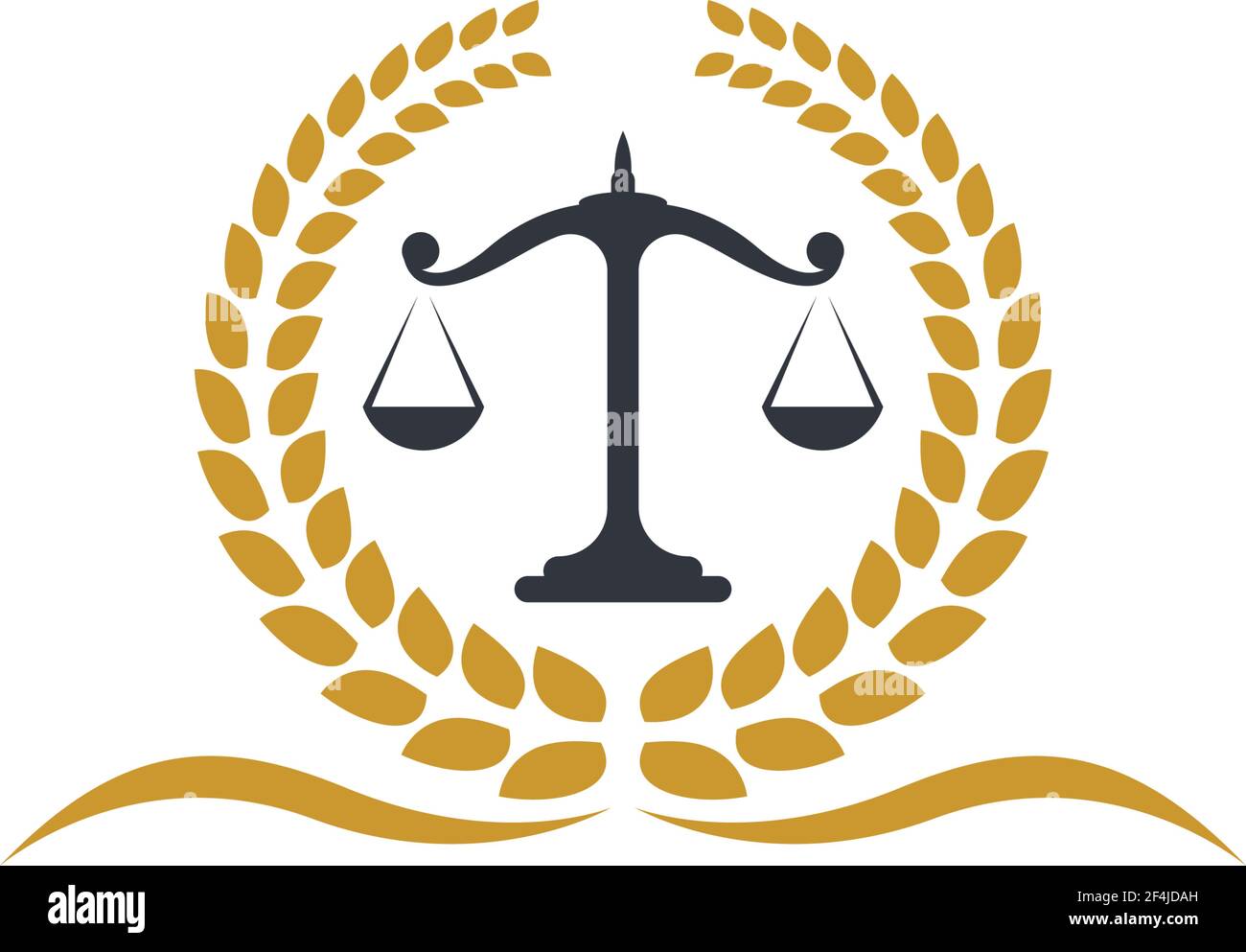 Justice and law logo vector icon illustration Stock Vector Image & Art -  Alamy