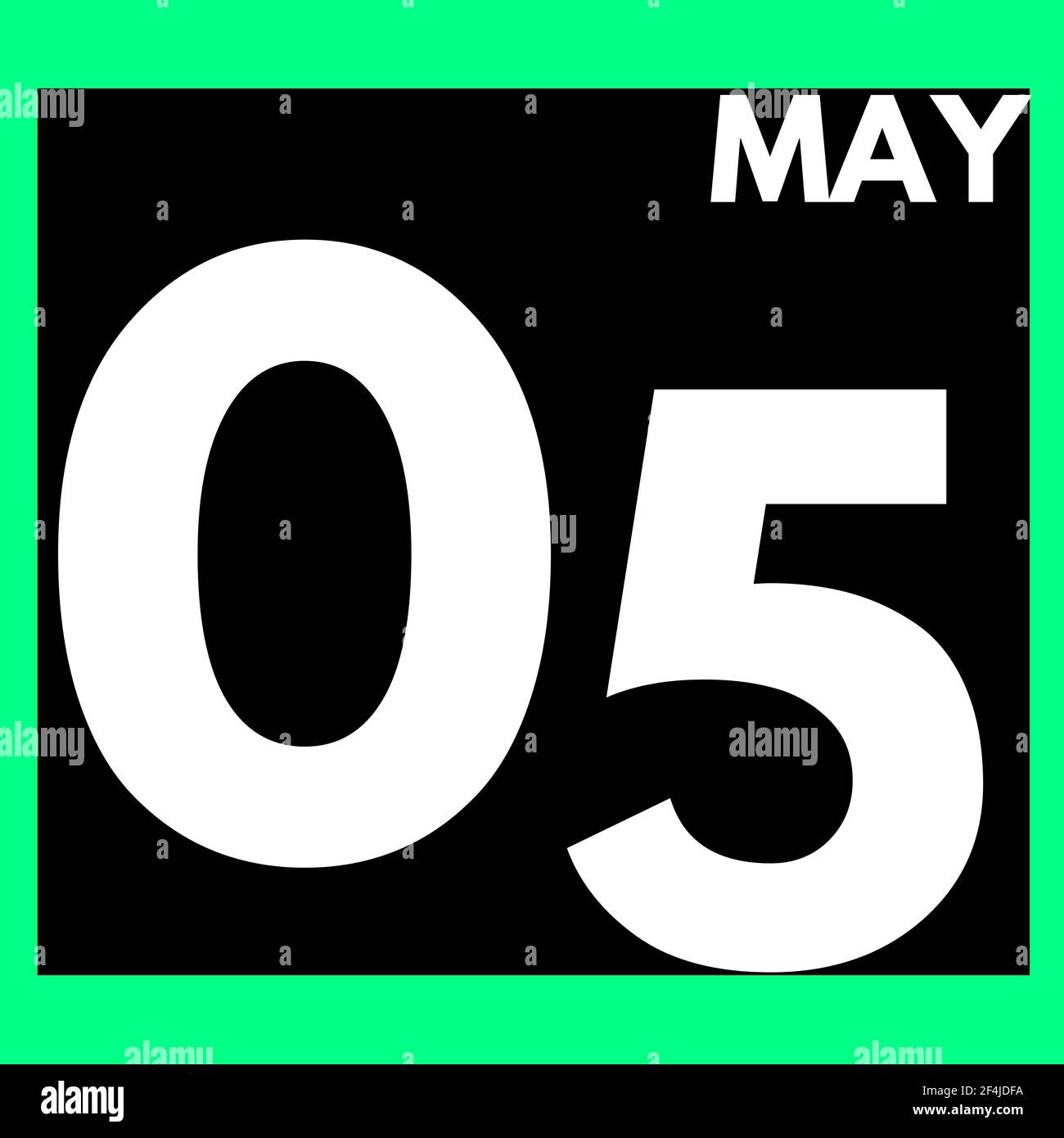 May 5 . Modern daily calendar icon .date ,day, month .calendar for the ...