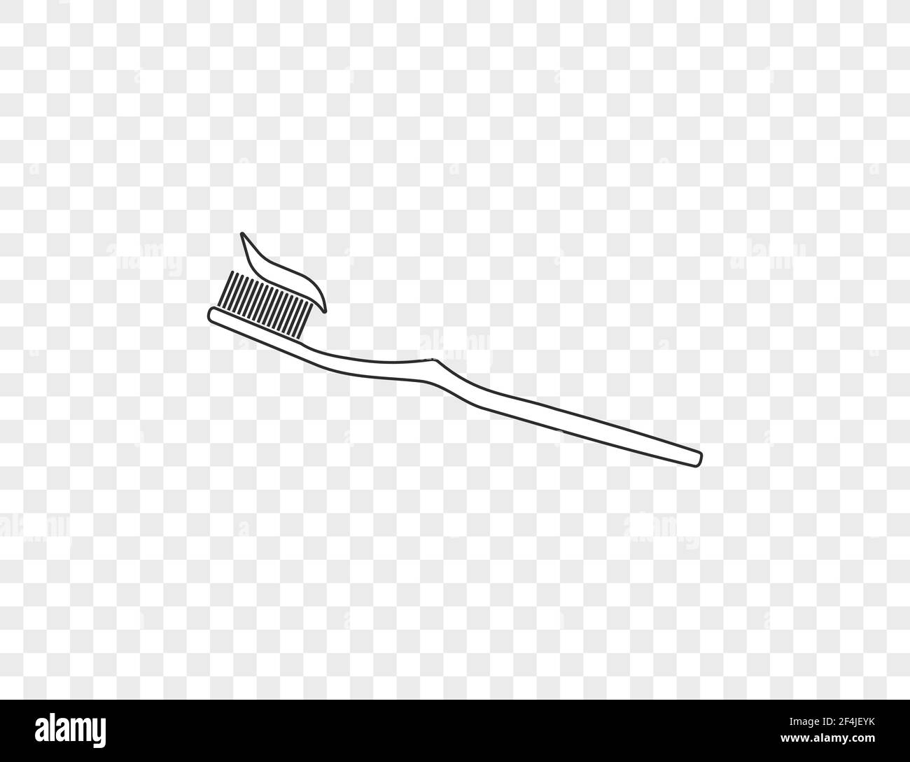Vector illustration. Brush, cleaning toothbrush toothpaste icon Stock ...