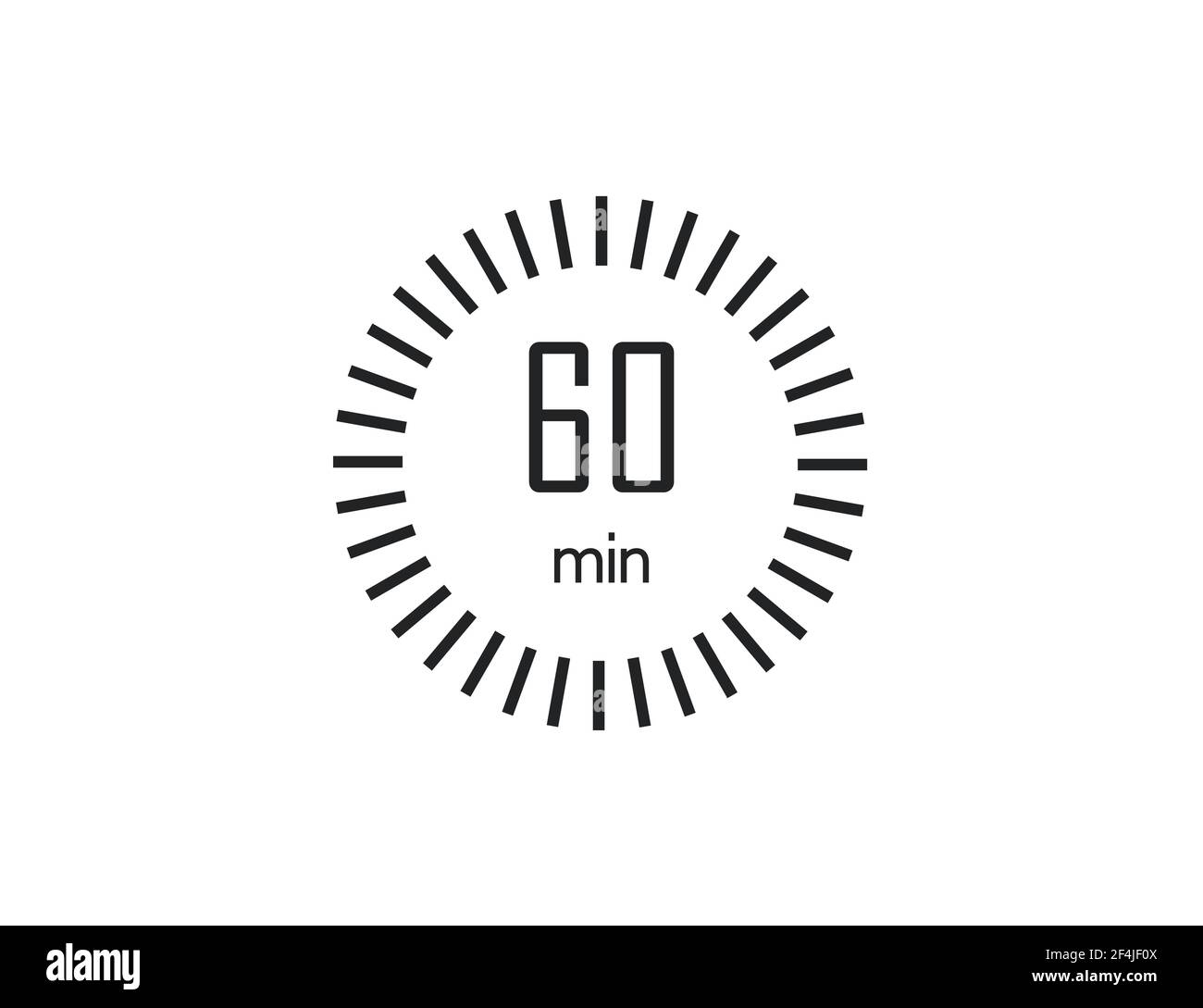 Vector illustration. Timer stopwatch icon Stock Vector