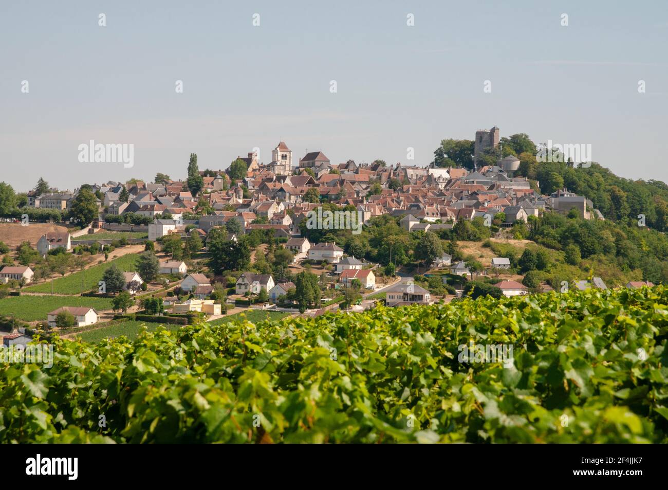 Sancerre village and vineyards, Cher (18), Centre-Val de Loire region, France Stock Photo