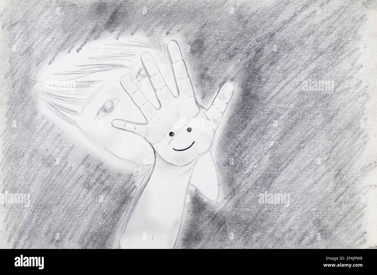 Pencil Drawing Of A Child With Outstretched Hand On White Paper Little Boy With A Painted Smile On An Open Palm I Give You A Positive Concept Hand Stock Photo Alamy Pencil Drawing Of A Child With Outstretched Hand On White Paper Little Boy With A Painted Smile On An Open Palm I Give You A Positive Concept Hand Stock Photo Alamy