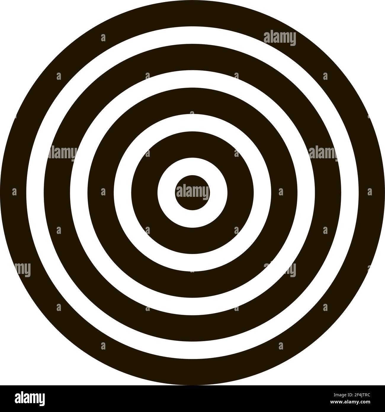 Target Archery Equipment Icon Vector Stock Vector
