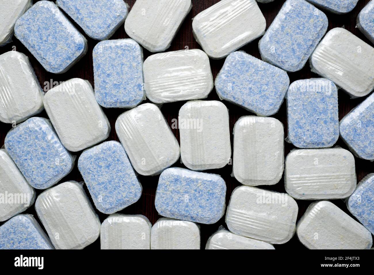 Closeup of a group of dishwasher detergent tablets Stock Photo Alamy