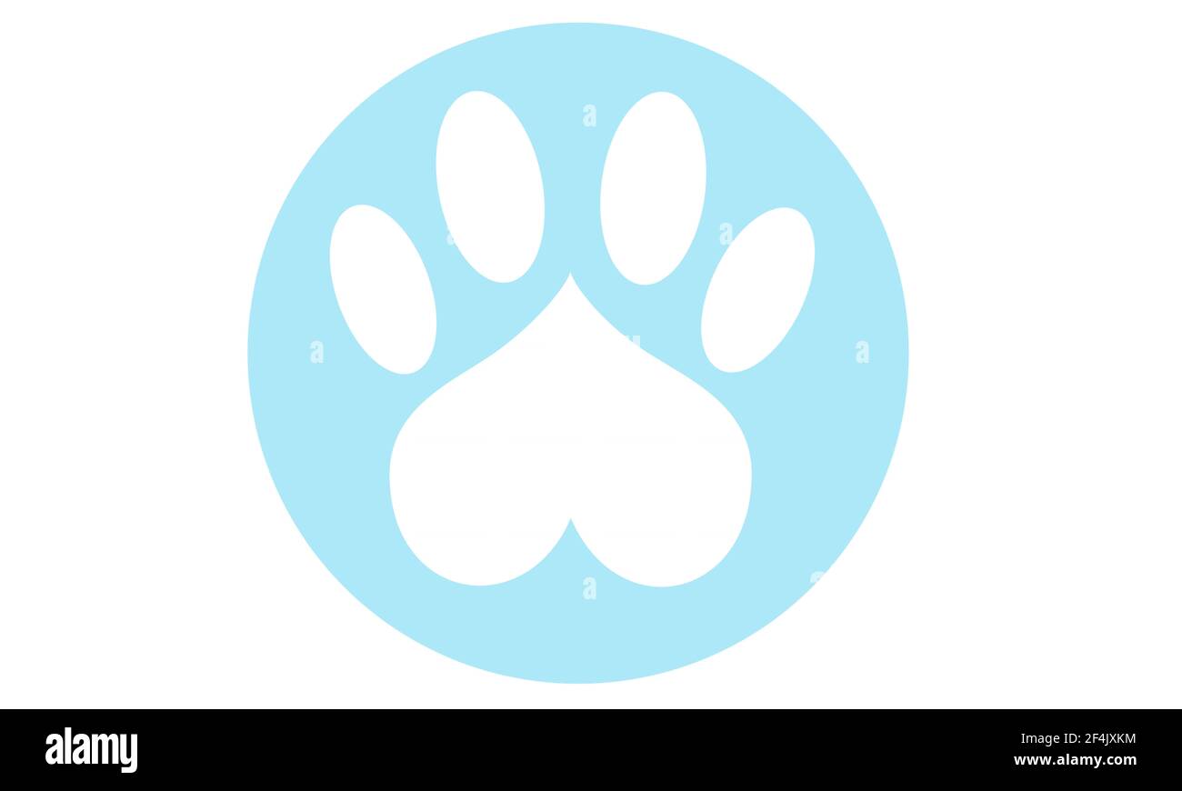 Paw emoji background Stock Photo Alamy