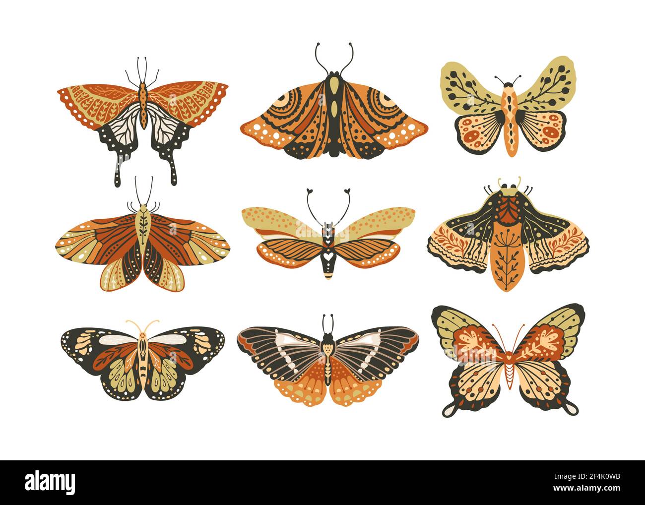 Design Butterfly Nature Isolated Insect Vector Art Spring Boho Bohemian Moth Set Stock Vector Image Art Alamy Design Butterfly Nature Isolated Insect Vector Art Spring Boho Bohemian Moth Set Stock Vector Image Art Alamy