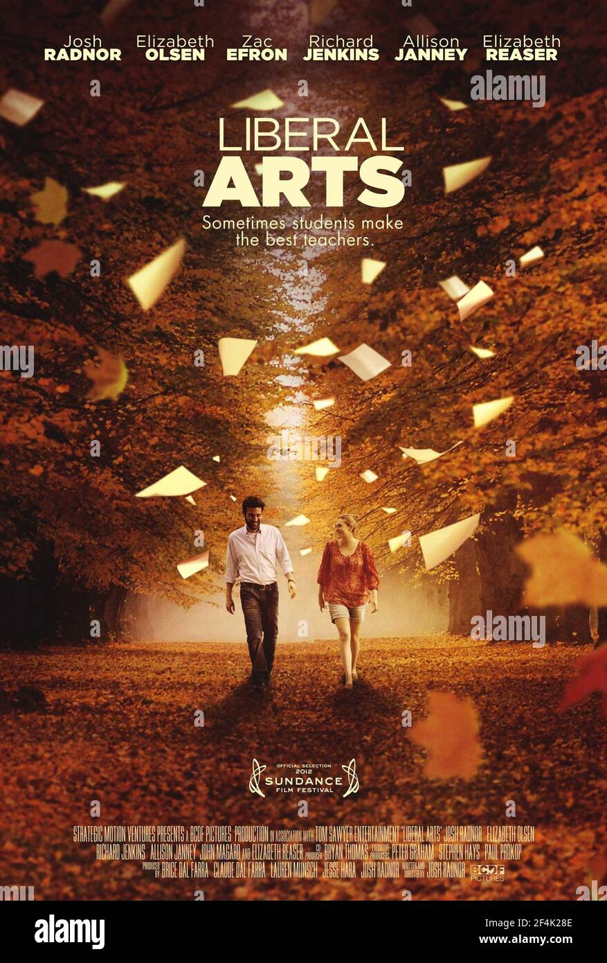LIBERAL ARTS (2012), directed by JOSH RADNOR. Copyright: Editorial use only. No merchandising or book covers. This is a publicly distributed handout. Access rights only, no license of copyright provided. Only to be reproduced in conjunction with promotion of this film. Credit: BCDF PICTURES / Album Stock Photo
