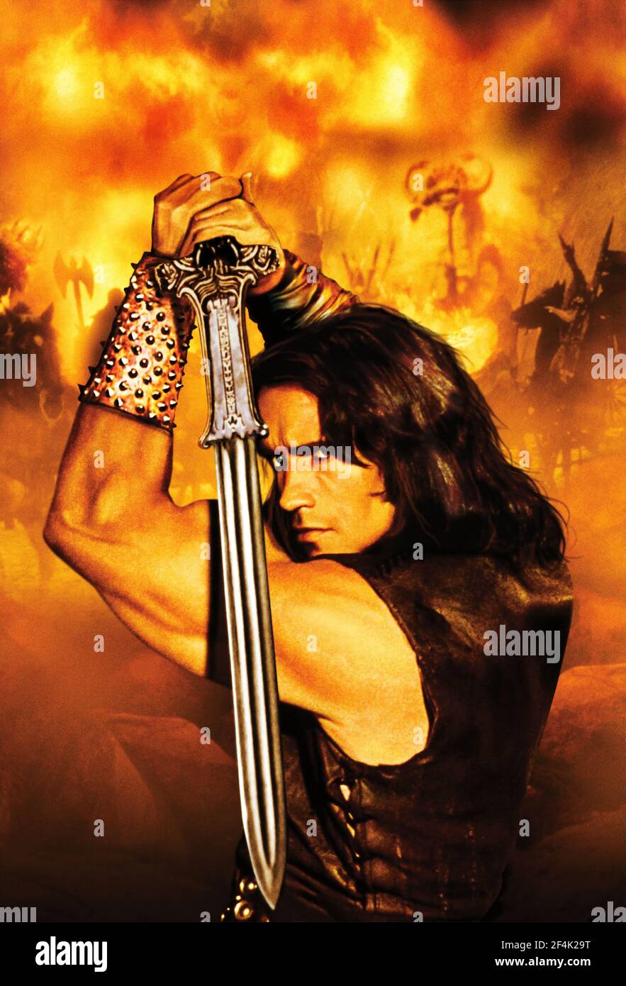 ARNOLD SCHWARZENEGGER in CONAN THE BARBARIAN (1982), directed by JOHN MILIUS. Copyright: Editorial use only. No merchandising or book covers. This is a publicly distributed handout. Access rights only, no license of copyright provided. Only to be reproduced in conjunction with promotion of this film. Credit: DE LAURENTIS ENTERTAINMENT GROUP / Album Stock Photo