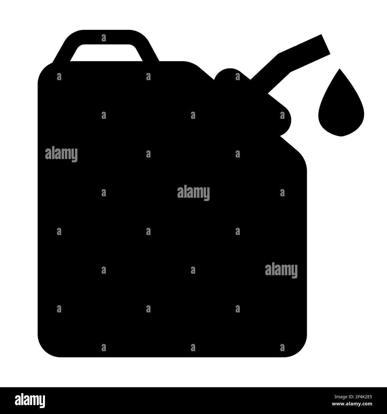 oil can icon on white background. flat style. produce machine gallon