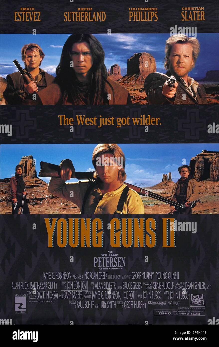 YOUNG GUNS II (1990), directed by GEOFF MURPHY. Copyright: Editorial use only. No merchandising or book covers. This is a publicly distributed handout. Access rights only, no license of copyright provided. Only to be reproduced in conjunction with promotion of this film. Credit: 20TH CENTURY FOX / Album Stock Photo
