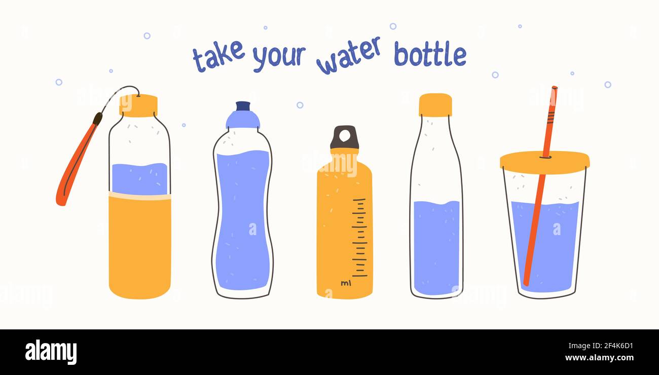 Refillable bottles Stock Vector Images Alamy