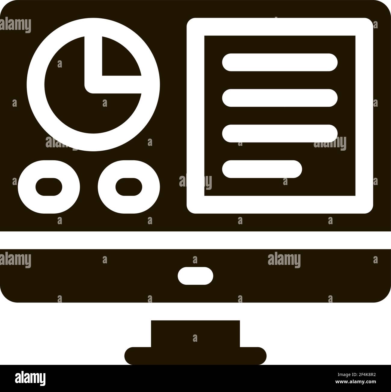 Statistician Assistant Hand Icon Vector Stock Vector