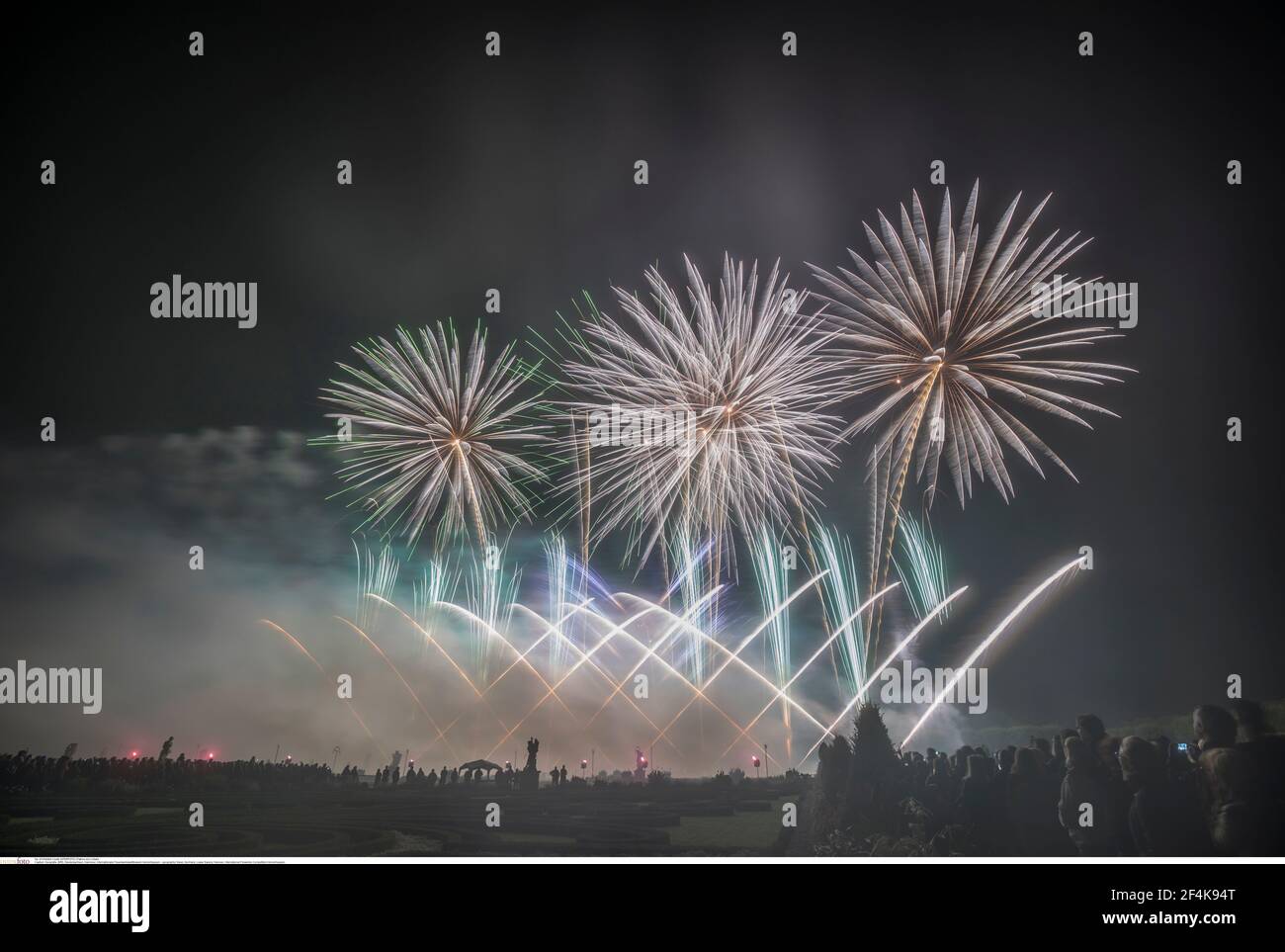 geography / travel, Germany, Lower Saxony, Hanover, international Fireworks Competition Herrenhausen, Property-Released Stock Photo