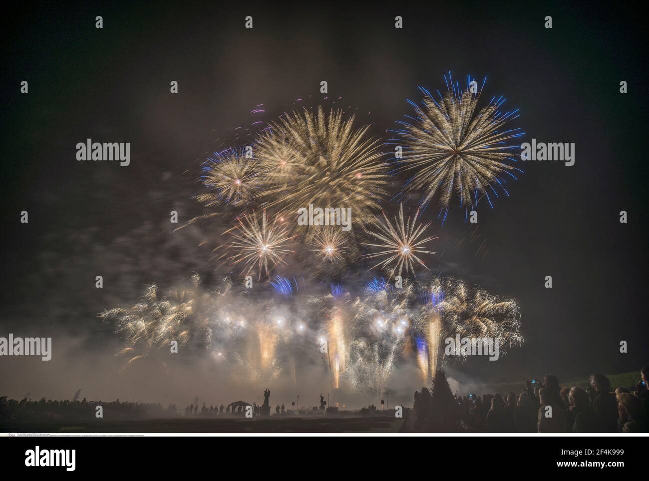 geography / travel, Germany, Lower Saxony, Hanover, international Fireworks Competition Herrenhausen, Property-Released Stock Photo