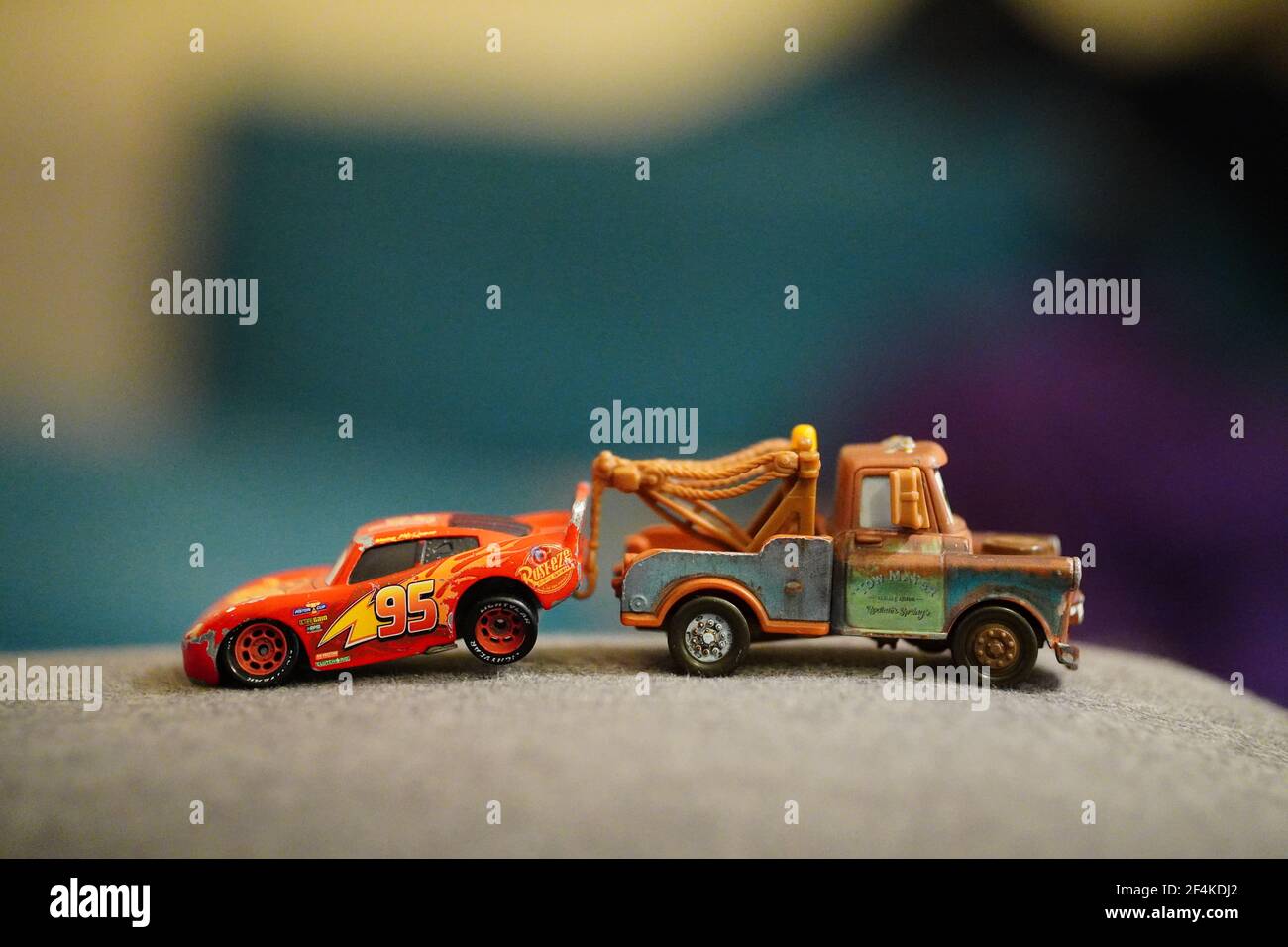 Lightning mcqueen toy car hi-res stock photography and images - Alamy