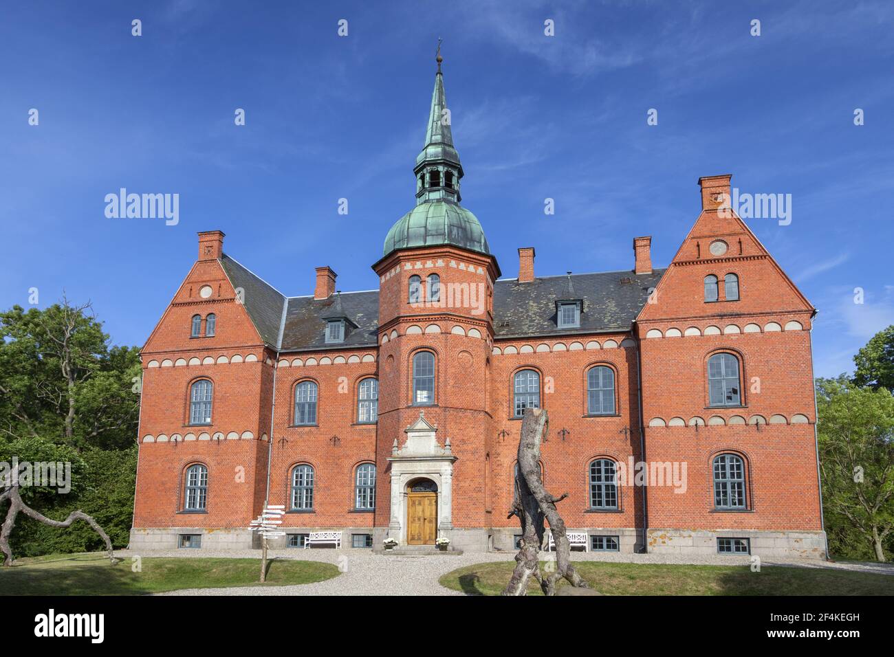 geography / travel, Denmark, Syddanmark, isle Langeland, estate Skovsgaard on the isle Langeland, Sydd, Additional-Rights-Clearance-Info-Not-Available Stock Photo