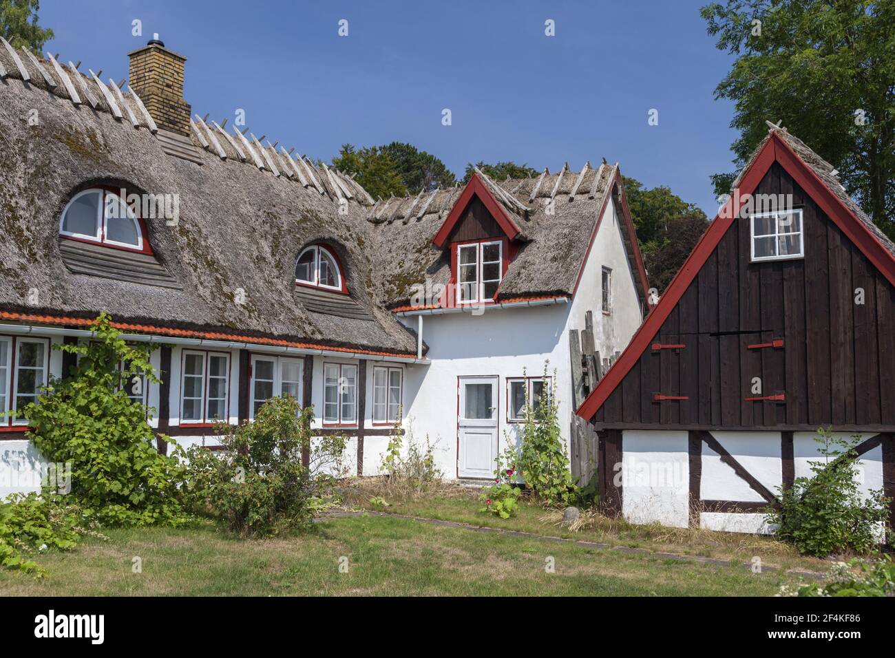 geography / travel, Denmark, Sjaelland, Helsingor, houses in Helsingor, isle Zealand, Northern Europ, Additional-Rights-Clearance-Info-Not-Available Stock Photo