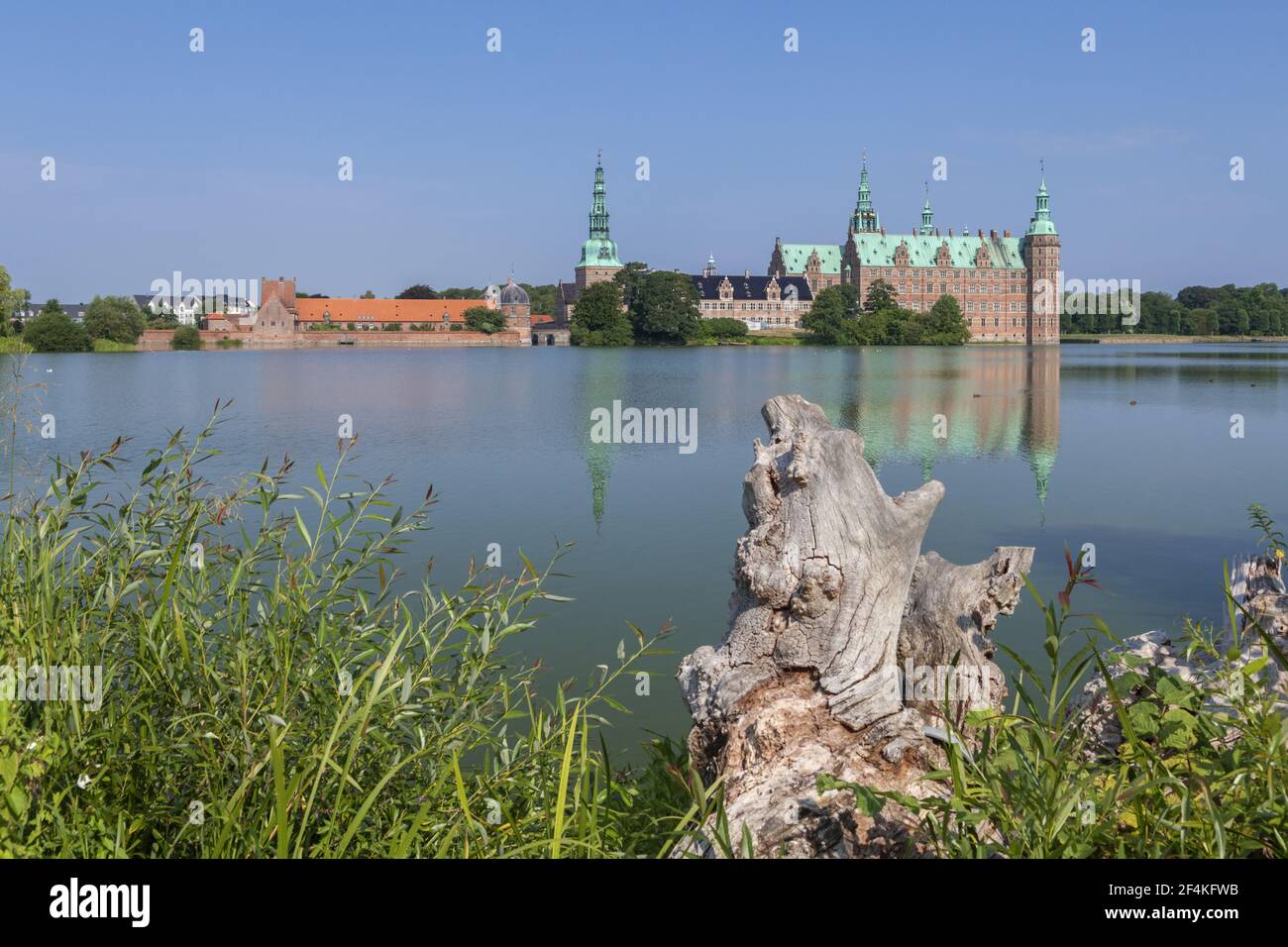 geography / travel, Denmark, Sjaelland, Hillerod, castle Frederiksborg slot of Hillerod, isle Zealand, Additional-Rights-Clearance-Info-Not-Available Stock Photo