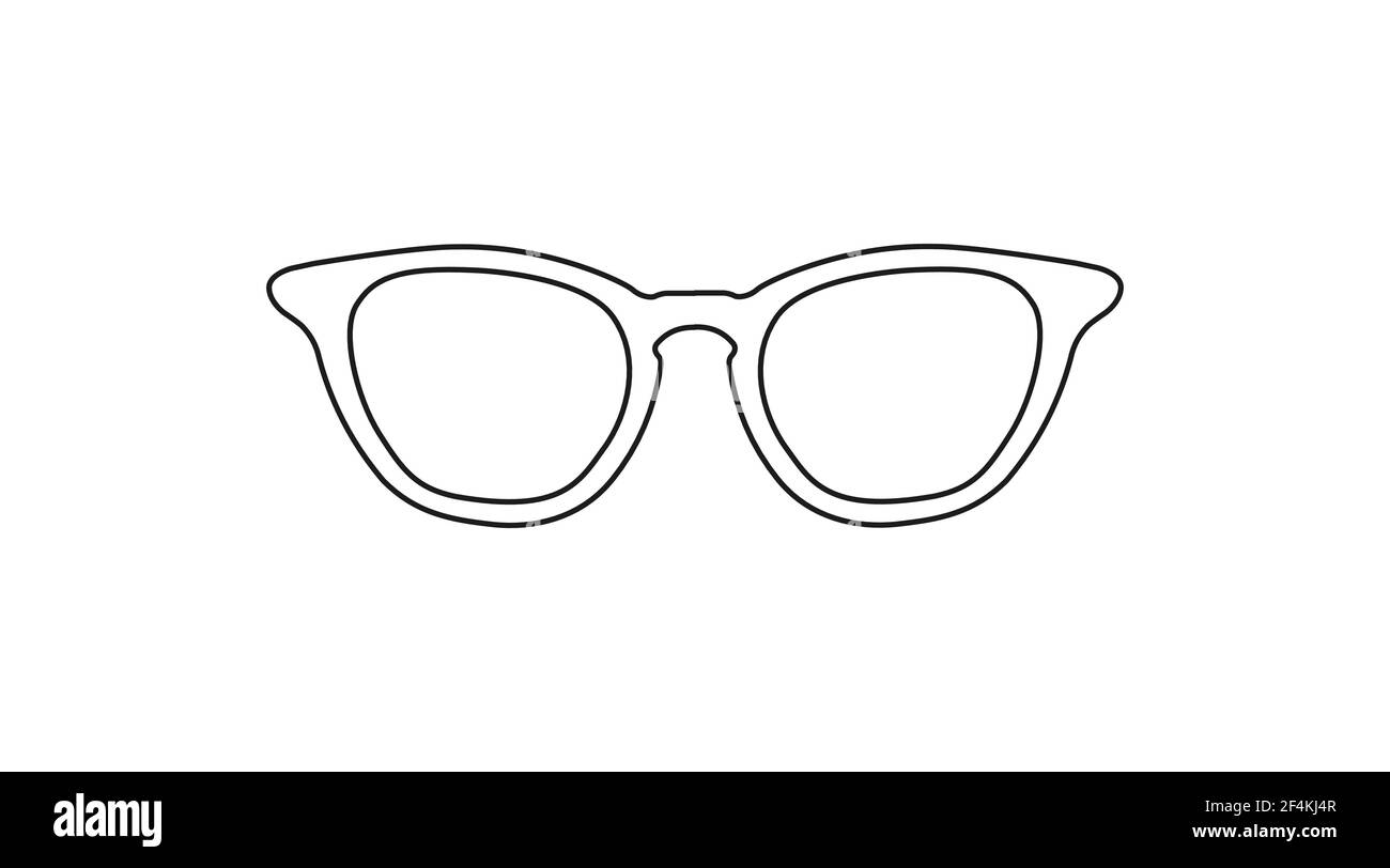 Vector Isolated Illustration of Glasses Stock Vector Image & Art - Alamy