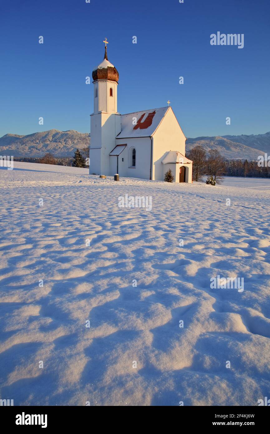 geography / travel, Germany, Bavaria, Penzberg, St. Johannisrain, Penzberg, Upper Bavaria, Bavarian Al, Additional-Rights-Clearance-Info-Not-Available Stock Photo