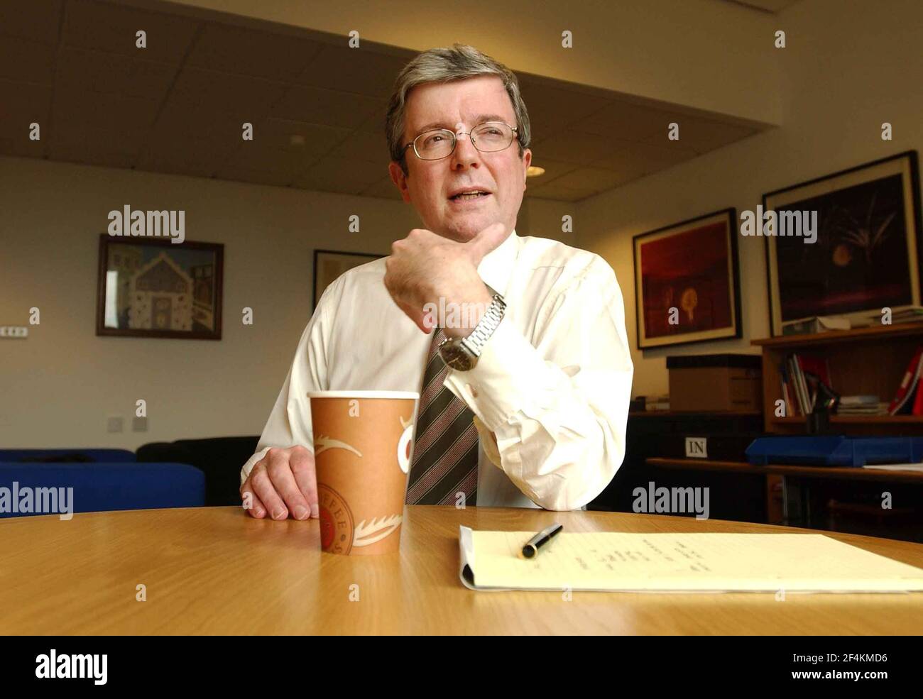 Tony Hall, Executive Director of The Royal Opera House.12 February 2002