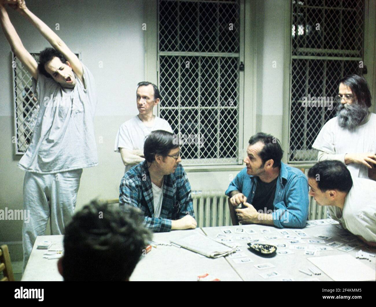 JACK NICHOLSON and DANNY DEVITO in ONE FLEW OVER THE CUCKOO'S NEST