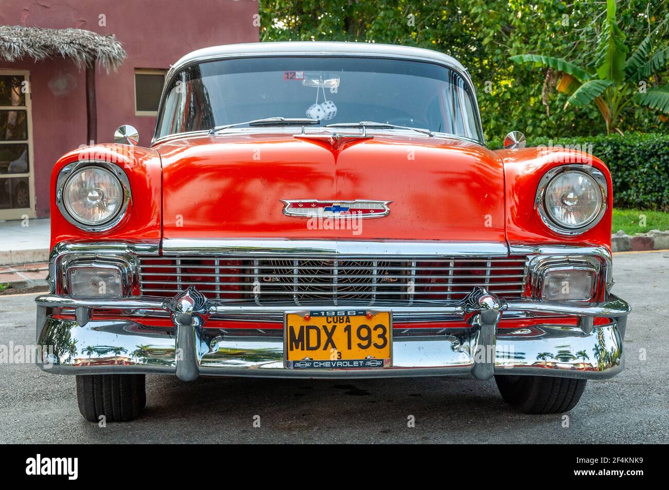 Vintage Chevrolet 1957 car, Santa Clara, Cuba, 2012 Stock Photo Alamy