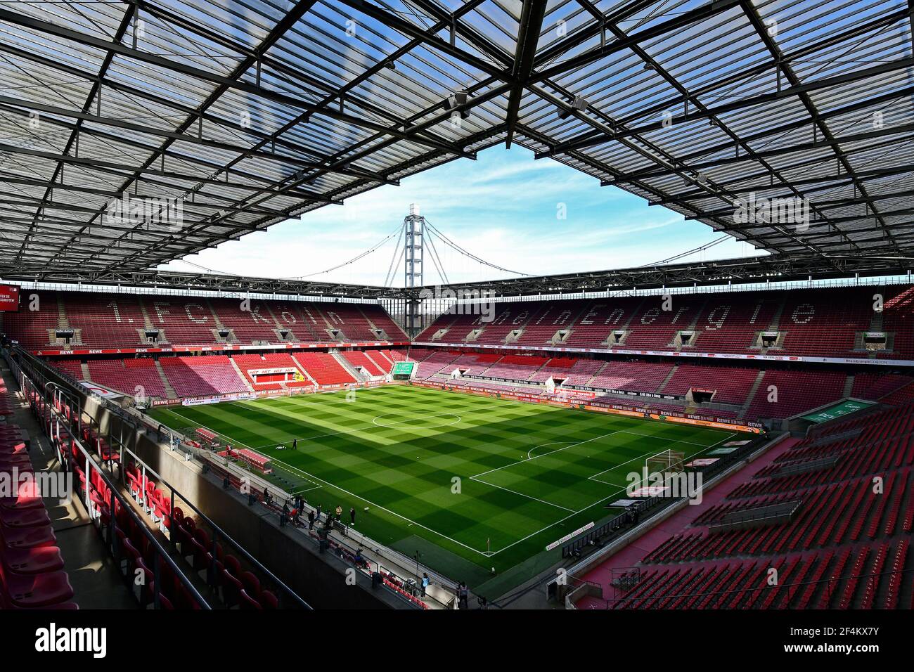 Stadium overview Rhein Energie Stadion Cologne, North Rhine Westfalia, Germany Stock Photo