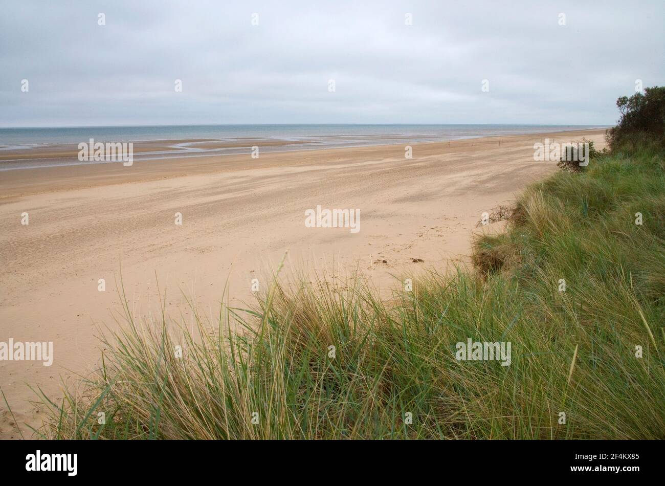 the large beach at gibraltar point on the lincolnshire coast Stock Photo