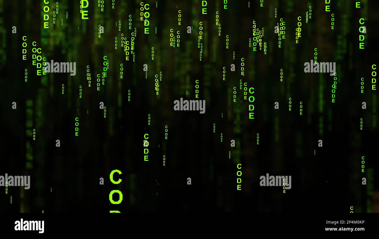 Code text on the screen concept Stock Photo - Alamy