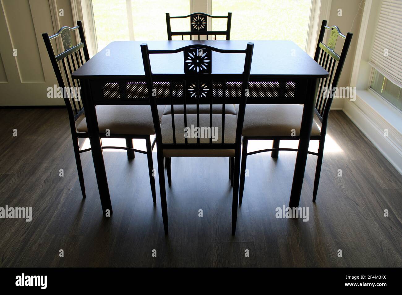 simple set in a simple dining room Stock Photo Alamy