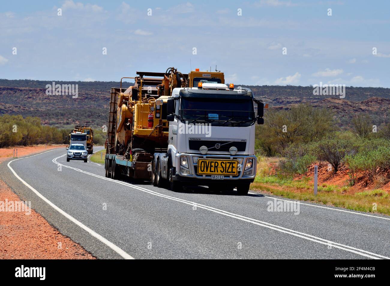 Road train stuart highway australia hires stock photography and images
