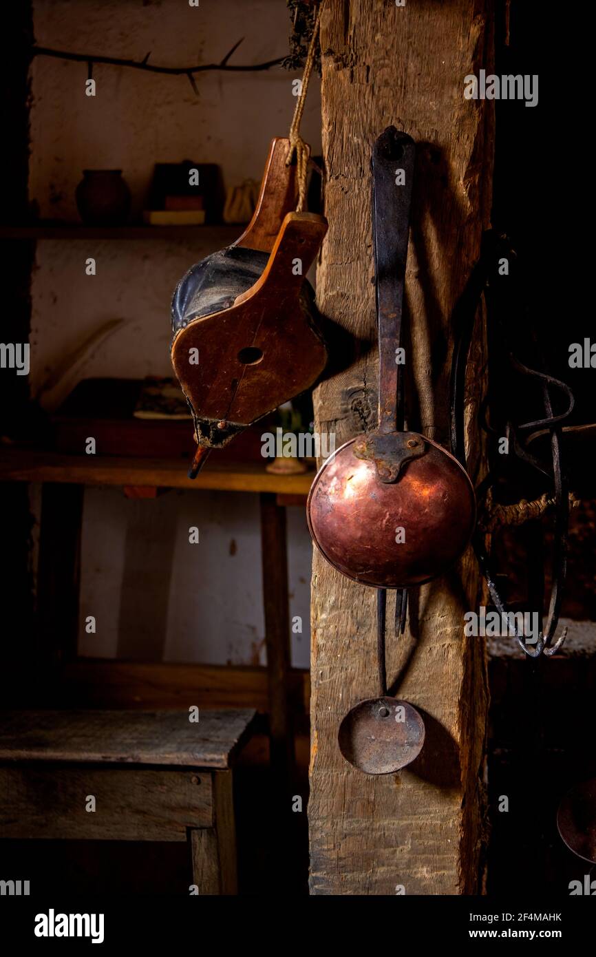 Kitchen utensils of the type used in the 17th century colony at Henryco ...