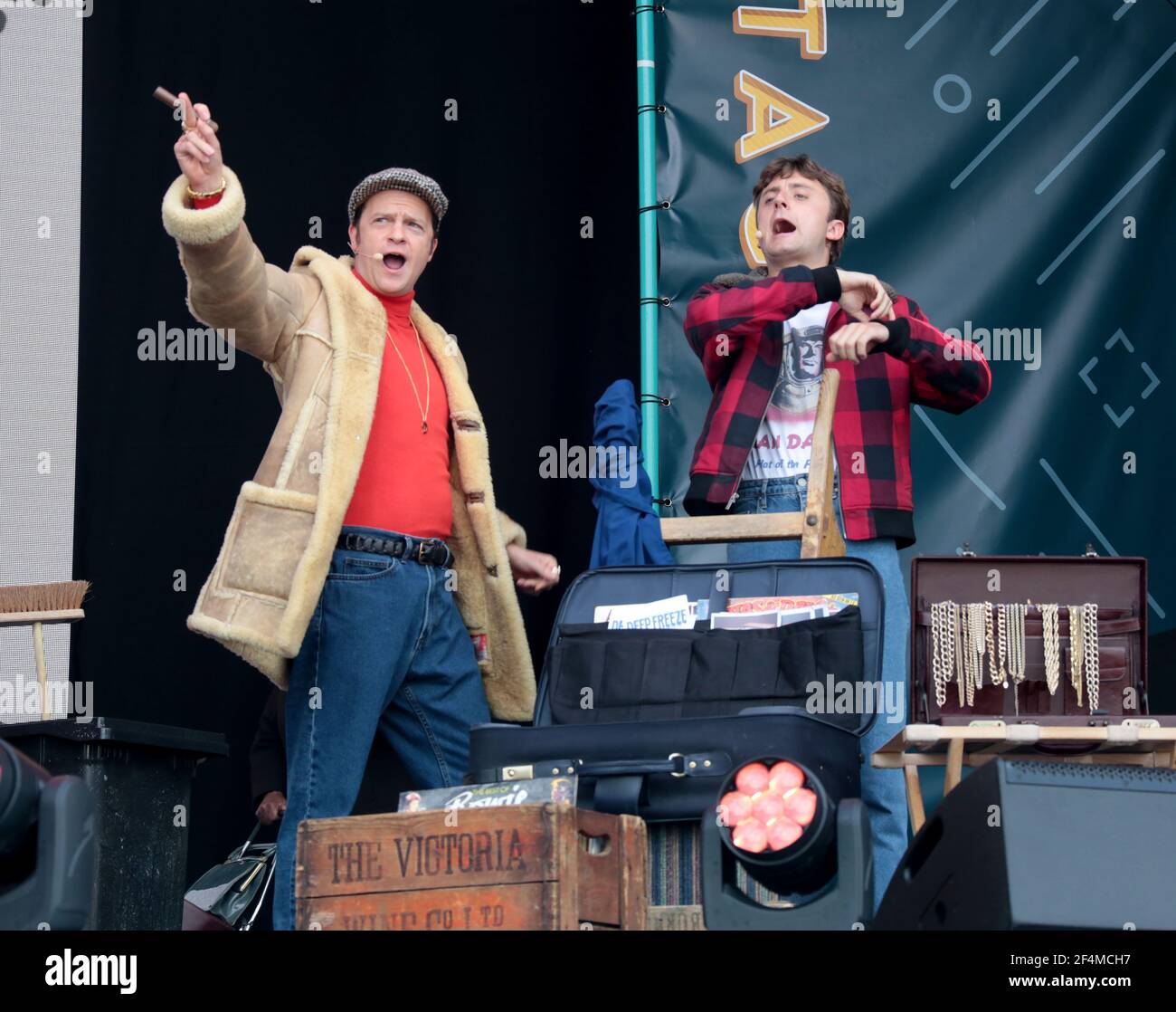 Jun 22, 2019 - London, England, UK - West End Live 2019, - Day One Photo Shows: Cast of Only Fools and Horses Stock Photo
