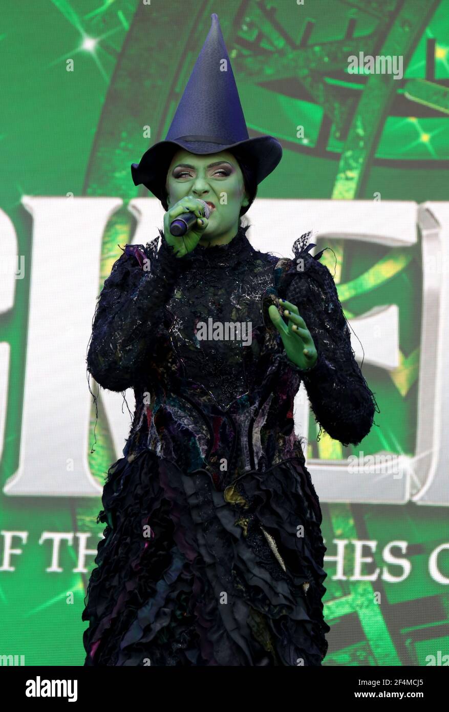 Jun 22, 2019 - London, England, UK - West End Live 2019, - Day One Photo Shows: Cast of Wicked Stock Photo