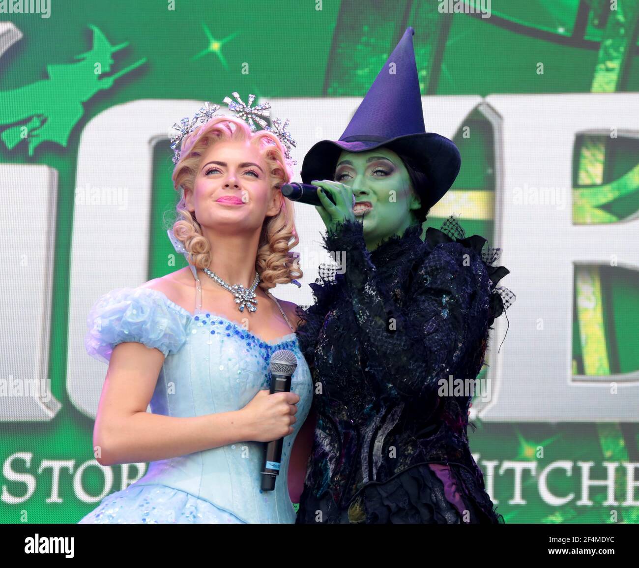 Jun 22, 2019 - London, England, UK - West End Live 2019, - Day One Photo Shows: Cast of Wicked Stock Photo