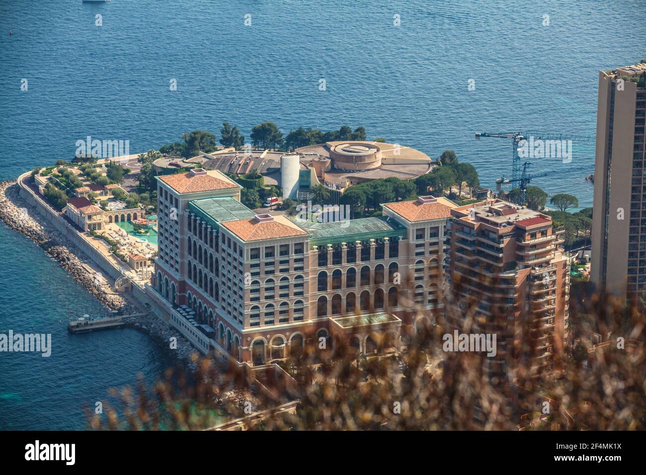 Monte Carlo Bay Hotel in Monaco Stock Photo