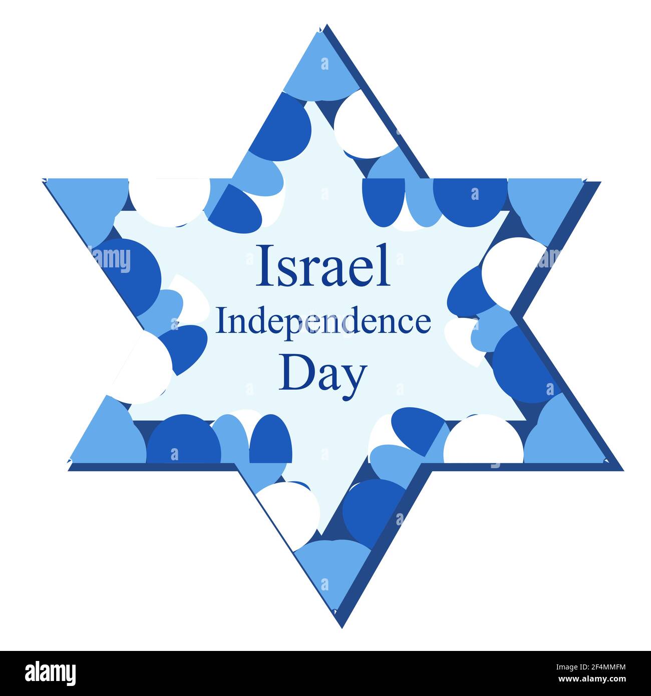 Happy Israel Independence Day greeting card, poster, flyer, invitation
