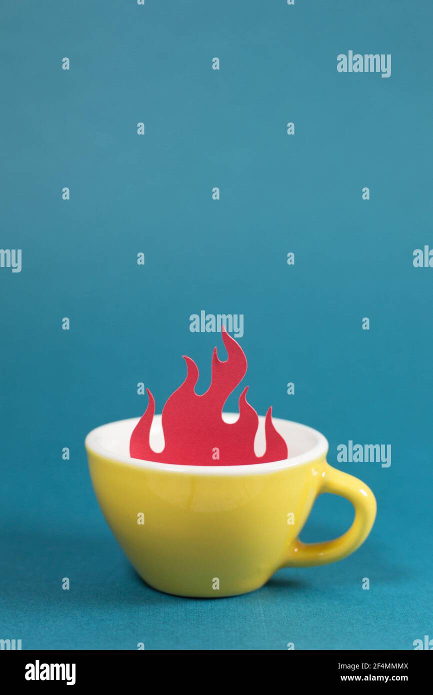 Concept hot beverage in a cup Stock Photo Alamy