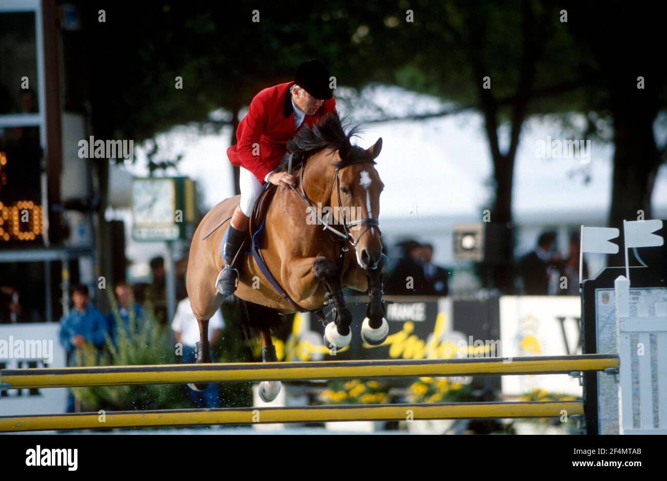 CSI Paris Masters 1992, David Broome, Great Britain riding Lannegan ...