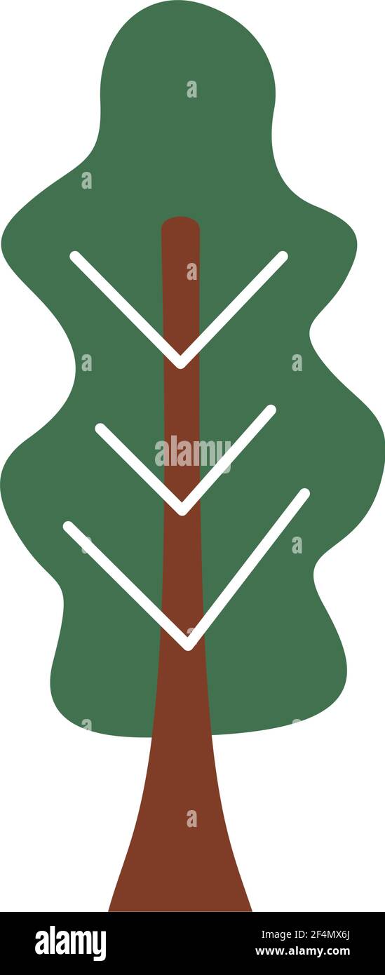 tree plant nature isolated icon Stock Vector Image & Art - Alamy