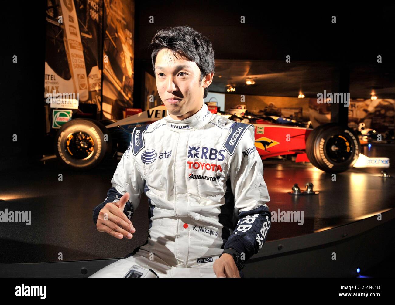 Williams F1 driver Kazuki Nakajima. 25/3/09. PICTURE DAVID