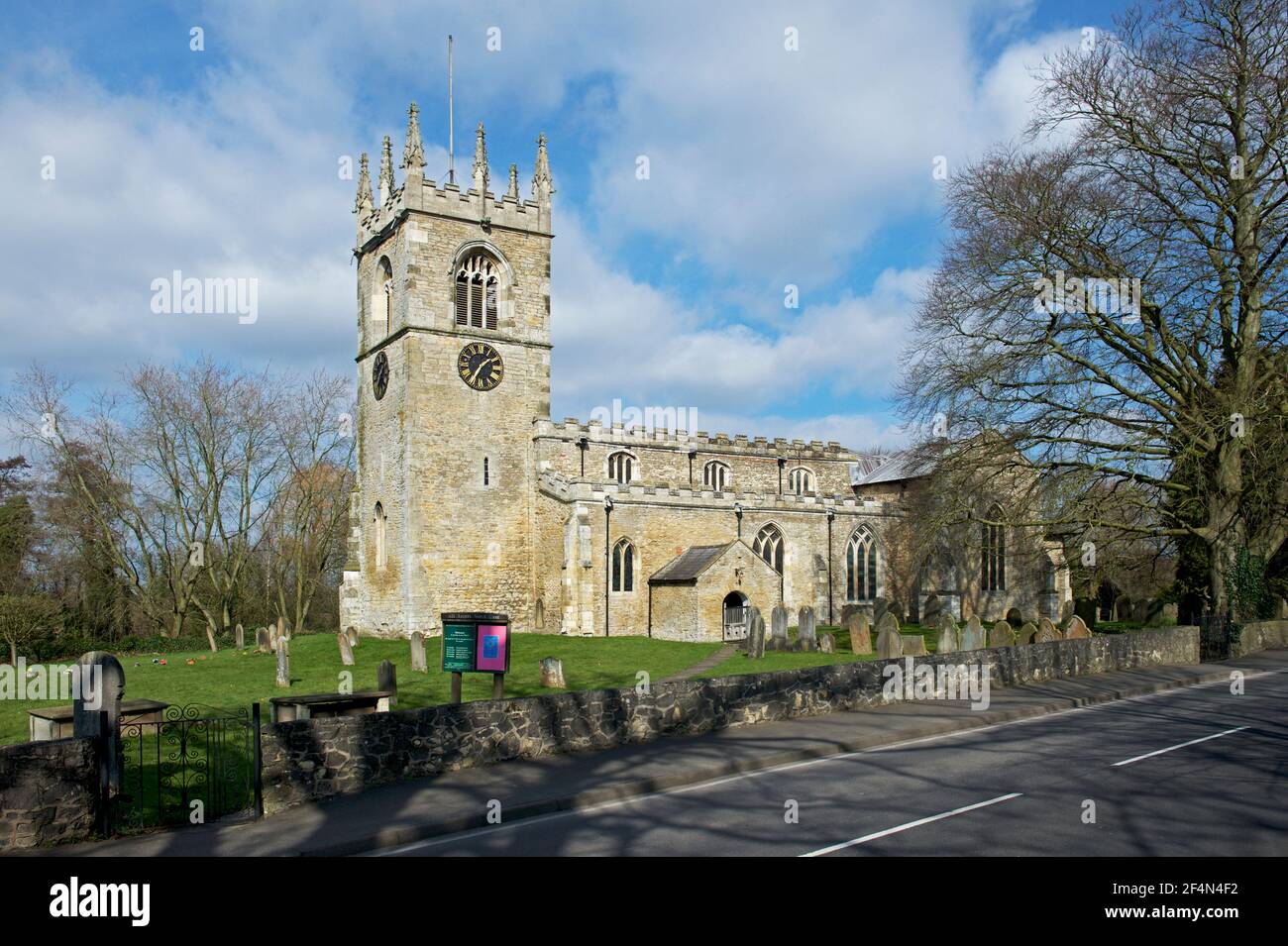 All Saints Church, North Cave, East Yorkshire, England UK Stock Photo