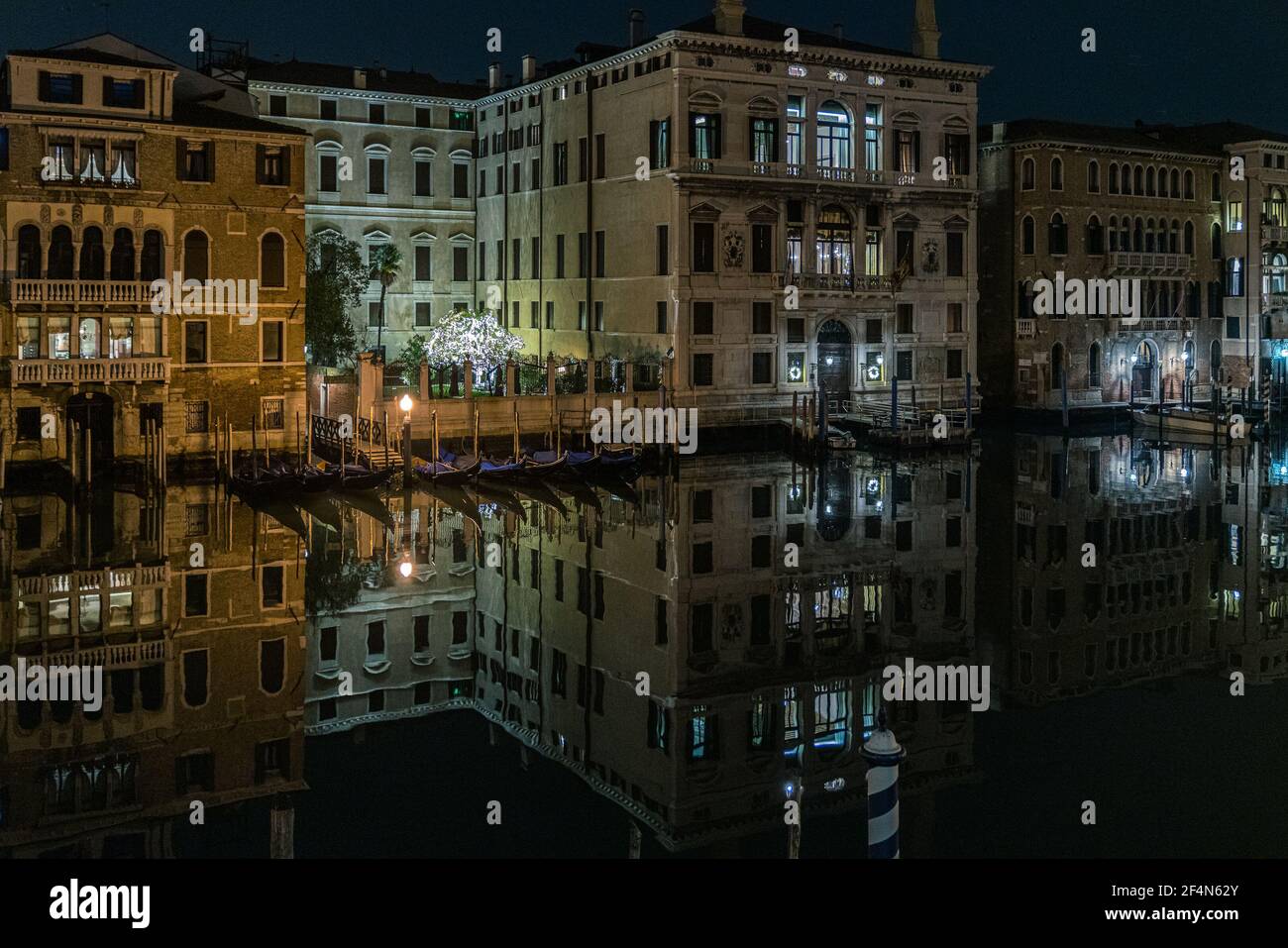 Night frame canal venice night hi-res stock photography and images - Alamy
