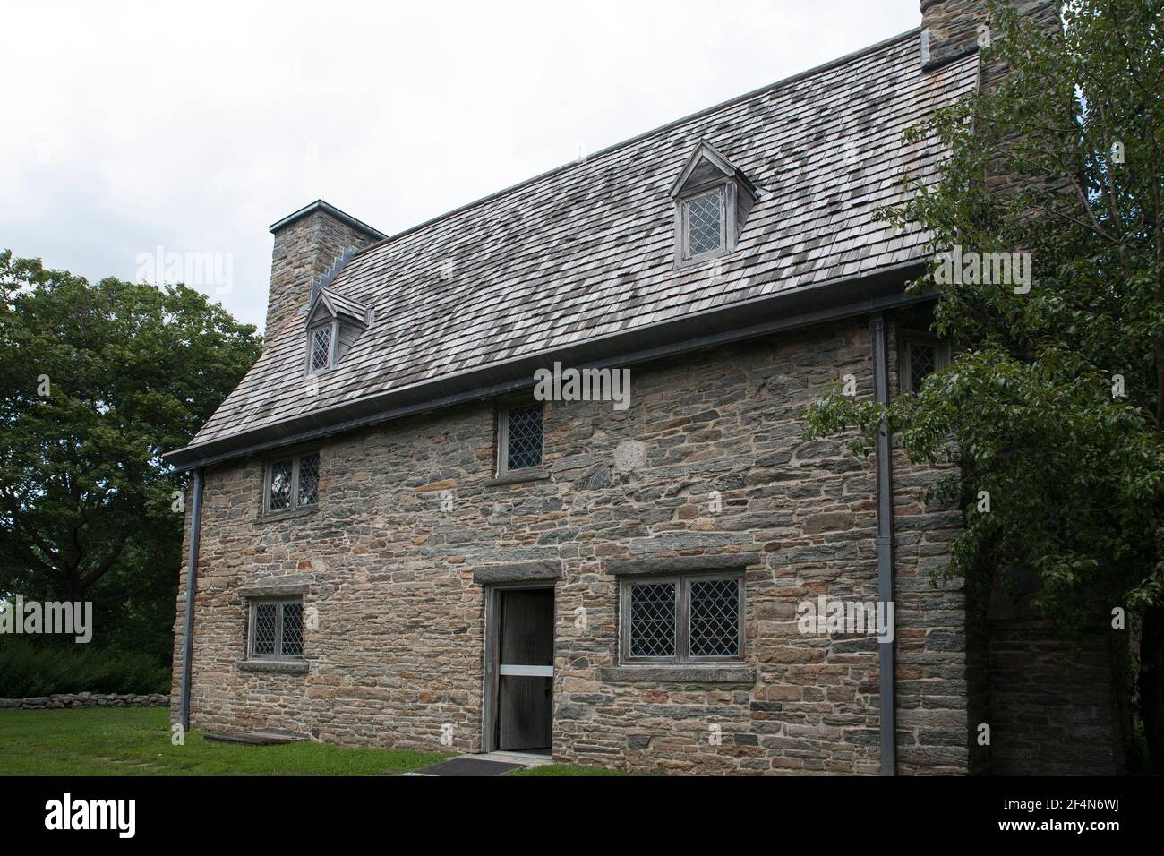 Henry Whitfield House in Gilford, Connecticut. Stock Photo